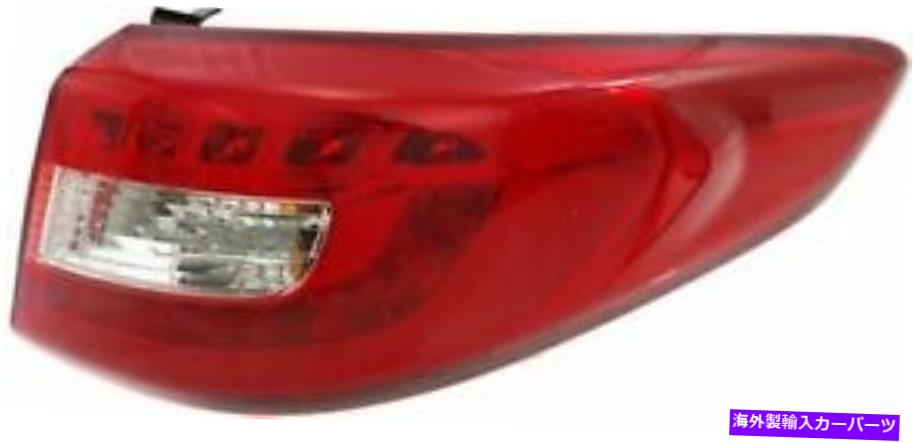 USテールライト 15-17 Hyundai Sonata HY2805128Cのための助手席側、外側レンズテールライト Passenger Side, Outer Lens Tail Light for 15-17 Hyundai Sonata HY2805128C【並行輸入品】|Us Custom Parts Shop USDM