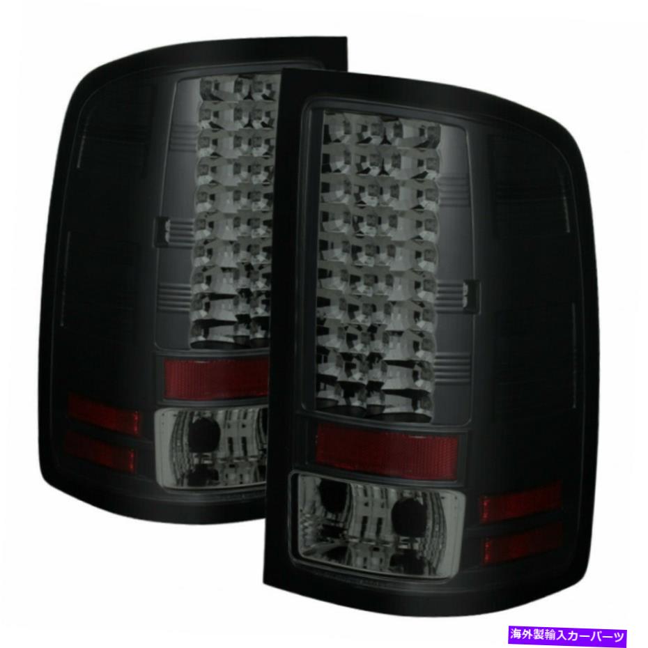 USテールライト GMCシエラ1500/2500 HDクラシック2007 LEDテールライトブラックスモーク Spyder For GMC Sierra 1500/2500 HD Classic 2007 LED Tail Lights Black Smoke【並行輸入品】 64,370円