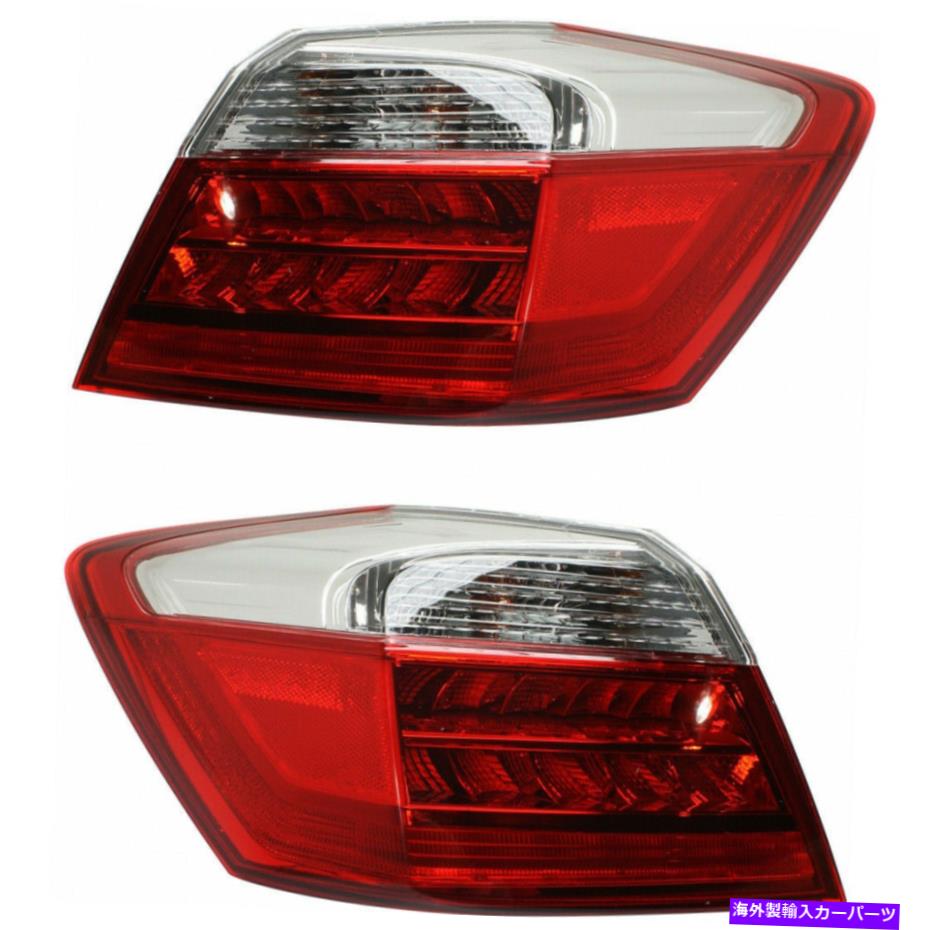 USテールライト Honda Accord Sedan Tail Light 2013 2014 2015ペアRHとLH LED型ドット Fits Honda Accord Sedan Tail Light 2013 2014 2015 Pair RH and LH LED Type DOT【並行輸入品】 118,479円