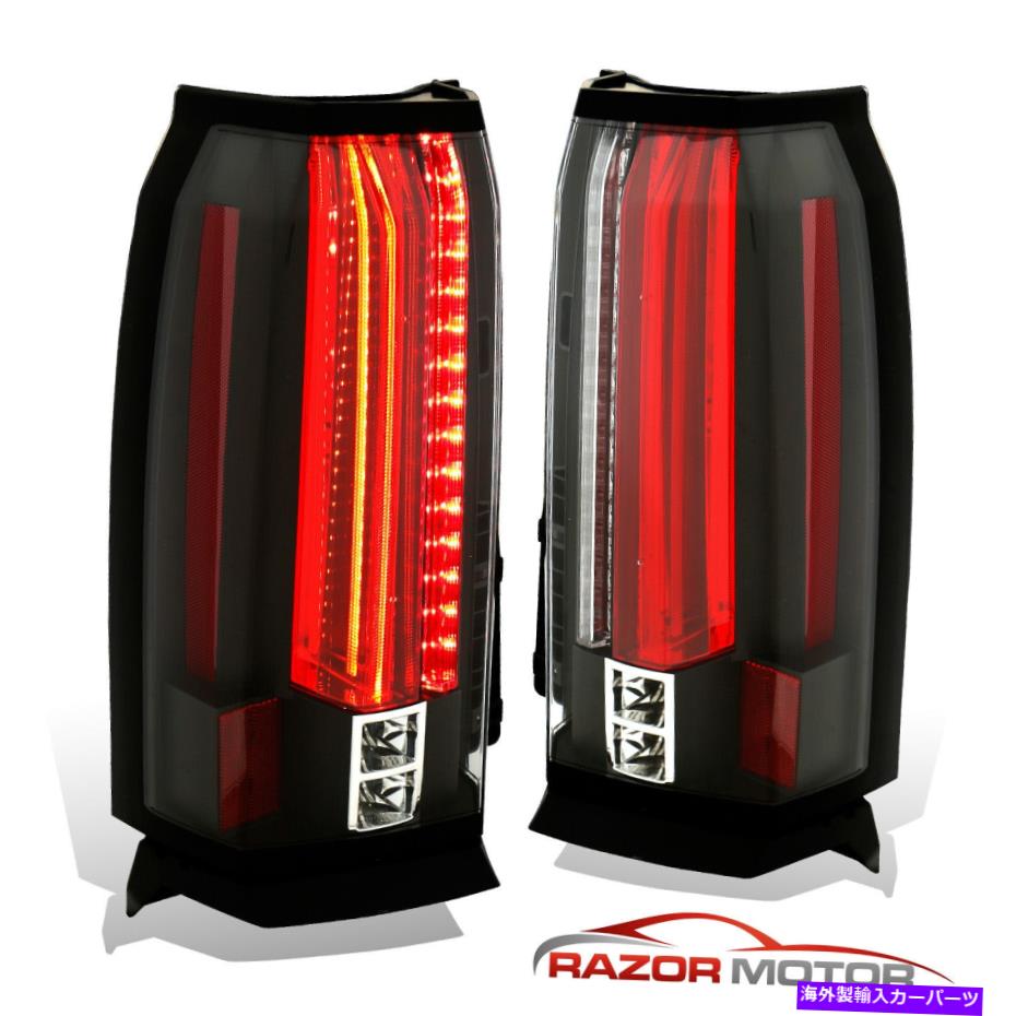 USテールライト Chevy Suburban Tahoe Suv用フルLEDバー2015-2020ブラックテールライトランプペア Full LED Bar 2015-2020 Black Tail Lights Lamp Pair For Chevy Suburban Tahoe SUV【並行輸入品】｜Us Custom Parts Shop USDM