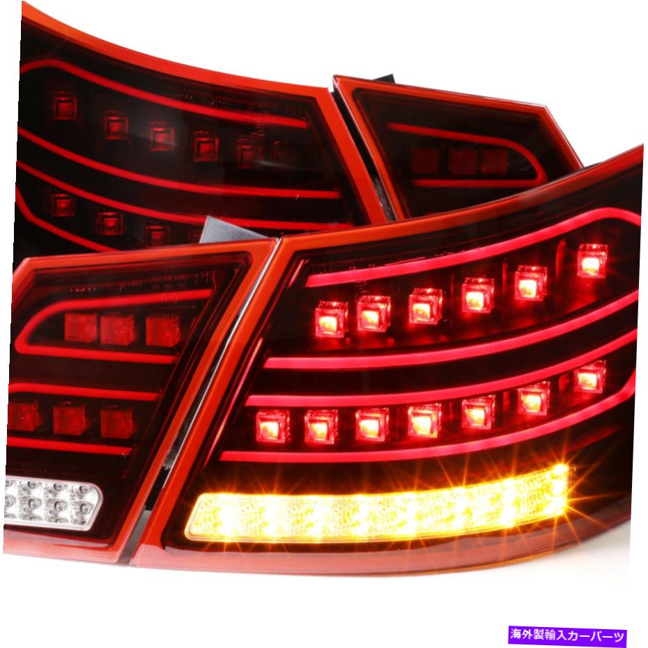 USテールライト （3D LEDライトバー）09-12メルセデスEクラスW212のための赤クリアテールブレーキライト (3D LED LIGHT BAR) Red Clear Tail Brake Lights for 09-12 Mercedes E-Class W212【並行輸入品】｜Us Custom Parts Shop USDM