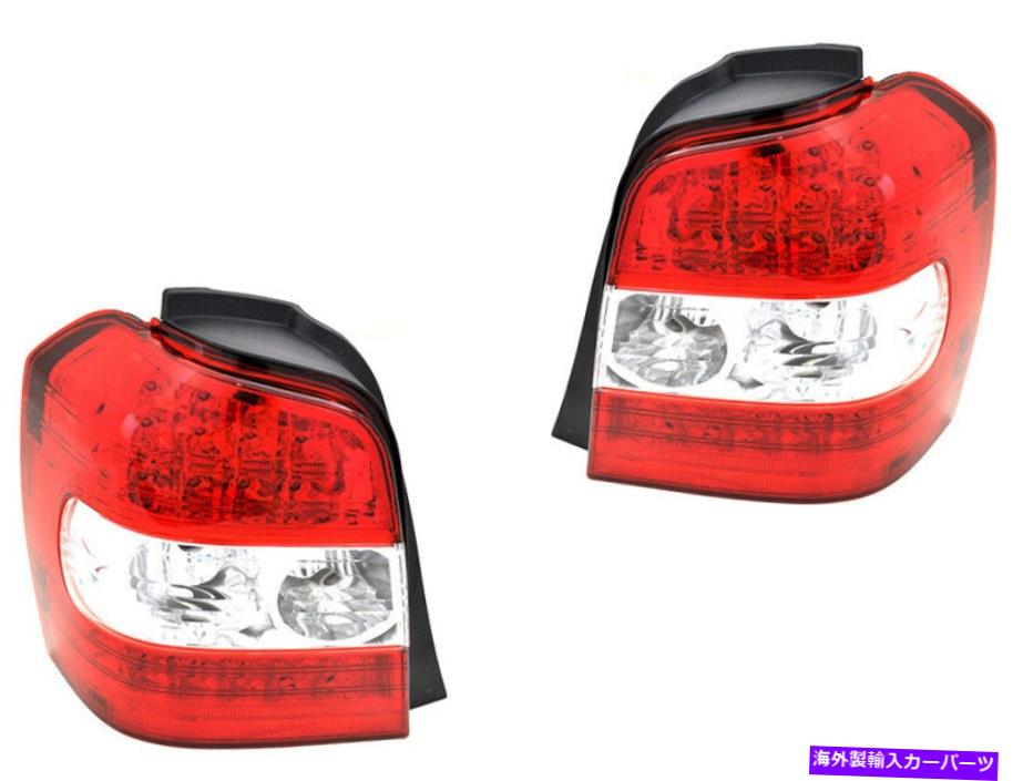 USテールライト 2006年2007年のハイランダハイブリッドSUV左右ペアのテールライトの取り替えセット Tail Light Replacement Set for 2006 2007 Highlander Hybrid SUV Left Right Pair【並行輸入品】
