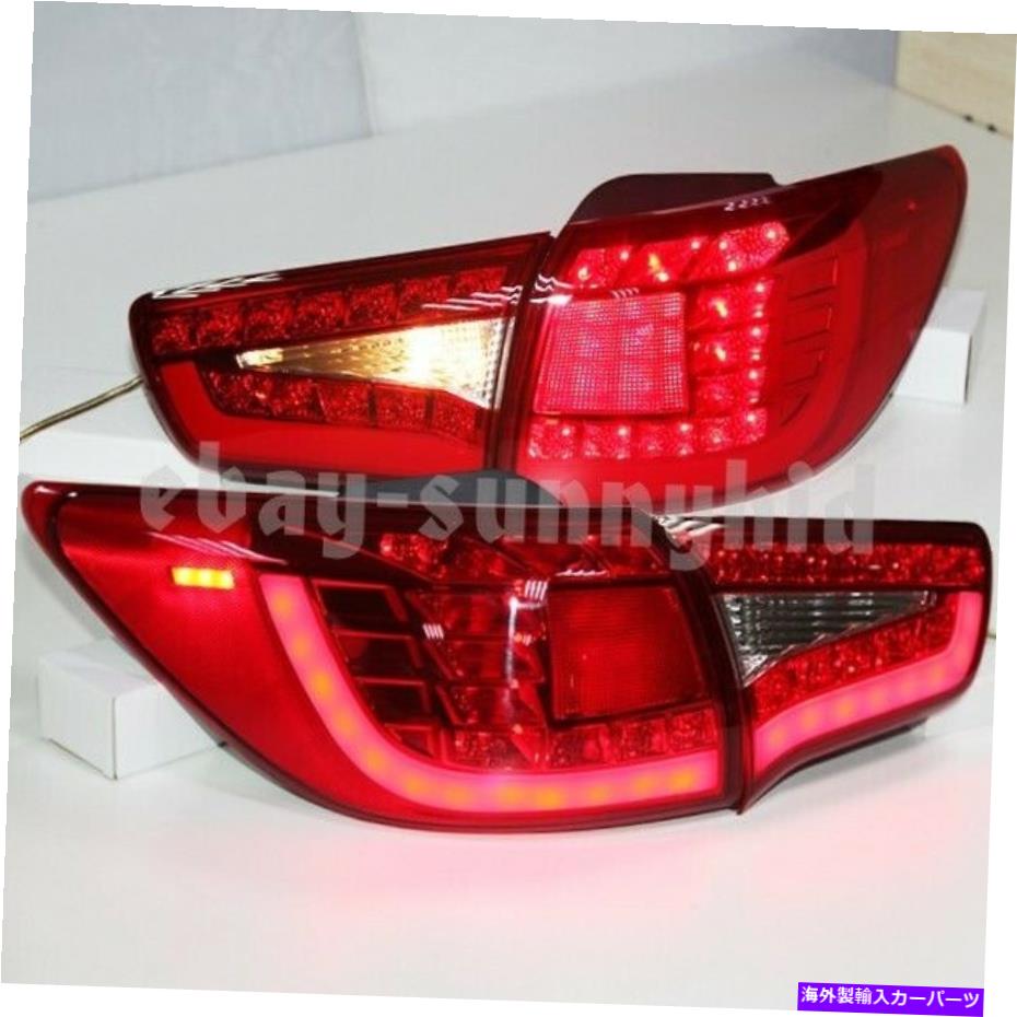 USテールライト Kia Sportage R Led Strip Taillights Red Sportage R Led Striptights Red Whのための後部ライトを導きました2009-2013年 2009-2013 Year LED rear lights For KIA Sportage R LED strip taillights Red WH【並行輸入品】|Us Custom Parts Shop USDM