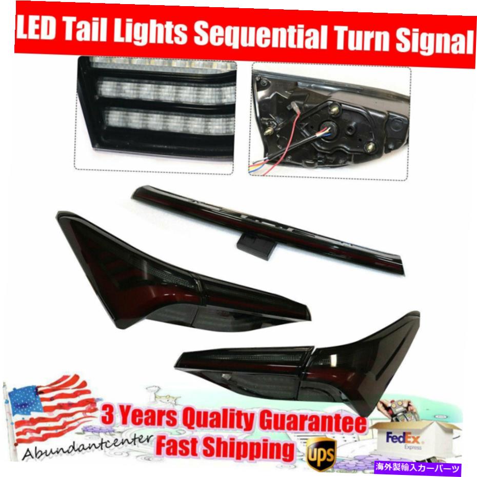 USテールライト 2019年から2020年のLEDテールライトTOYOTA AVALONシーケンシャルターンシグナルリアランプ LED Tail Lights For 2019-2020 Toyota Avalon Sequential Turn Signal Rear Lamps【並行輸入品】