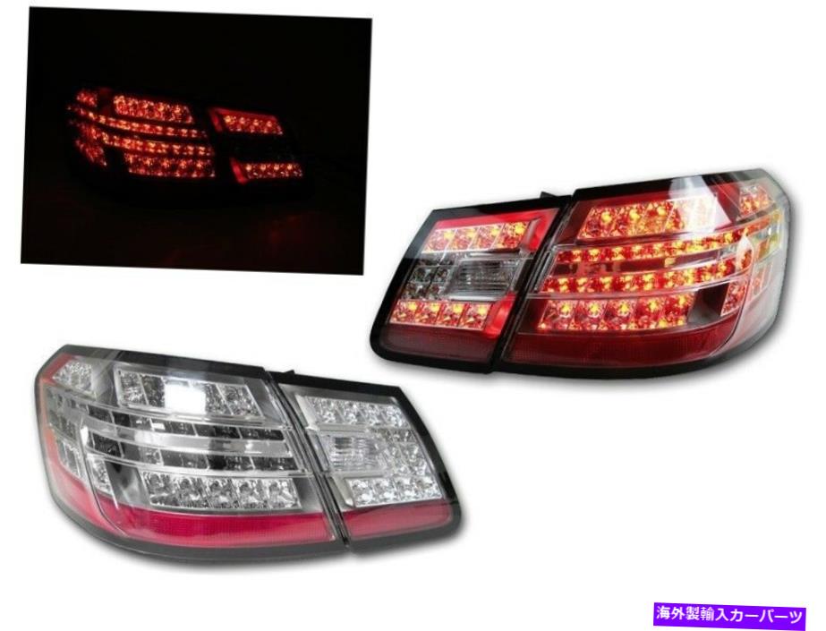 USテールライト 2010-2013メルセデスW212 Eクラス4DセダンのためのAMGユーロクリアスポーツLEDテールライト AMG Euro CLEAR Sport LED Tail Light For 2010-2013 Mercedes W212 E Class 4D Sedan【並行輸入品】