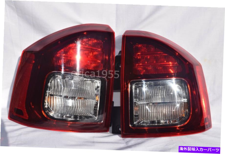 USテールライト LEDリアタイリライトテールライトランプW /電球1対2014-2017コンパス LED Rear Taillight Tail Light Lamps w/Light Bulbs One Pair For 2014-2017 Compass画像