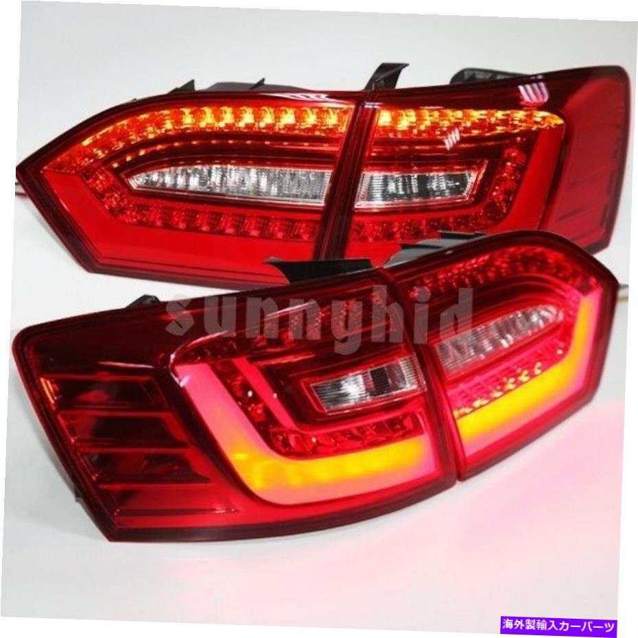 USテールライト VW Jetta MK6 LEDテールライトLEDストリップリアランプのための2011年から2014年 2011 to 2014 Year For VW Jetta MK6 LED Tail Lights LED Strip Rear Lamps Red【並行輸入品】|Us Custom Parts Shop USDM