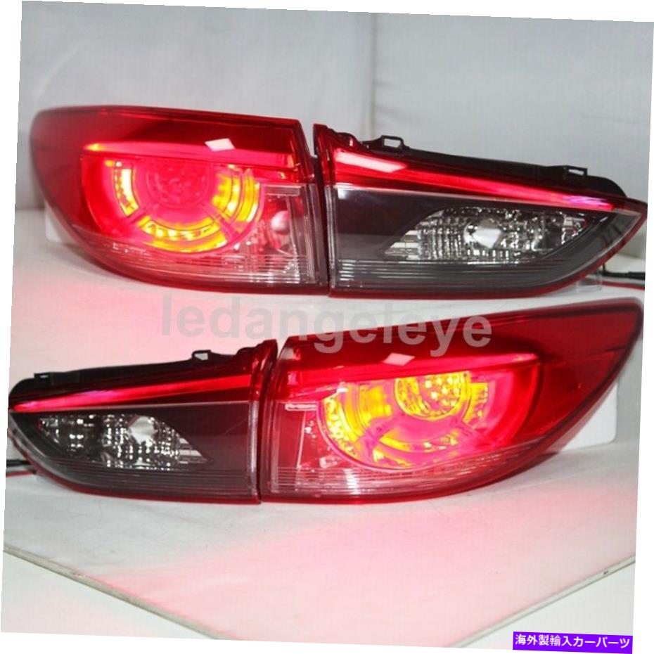 USテールライト マツダ6 Atenza LEDストリップバックテールライトをLEDリアライトを導きました2014-2016 2014-2016 year LED rear lights For MAZDA 6 ATENZA LED Strip back Tail lights Red【並行輸入品】｜Us Custom Parts Shop USDM