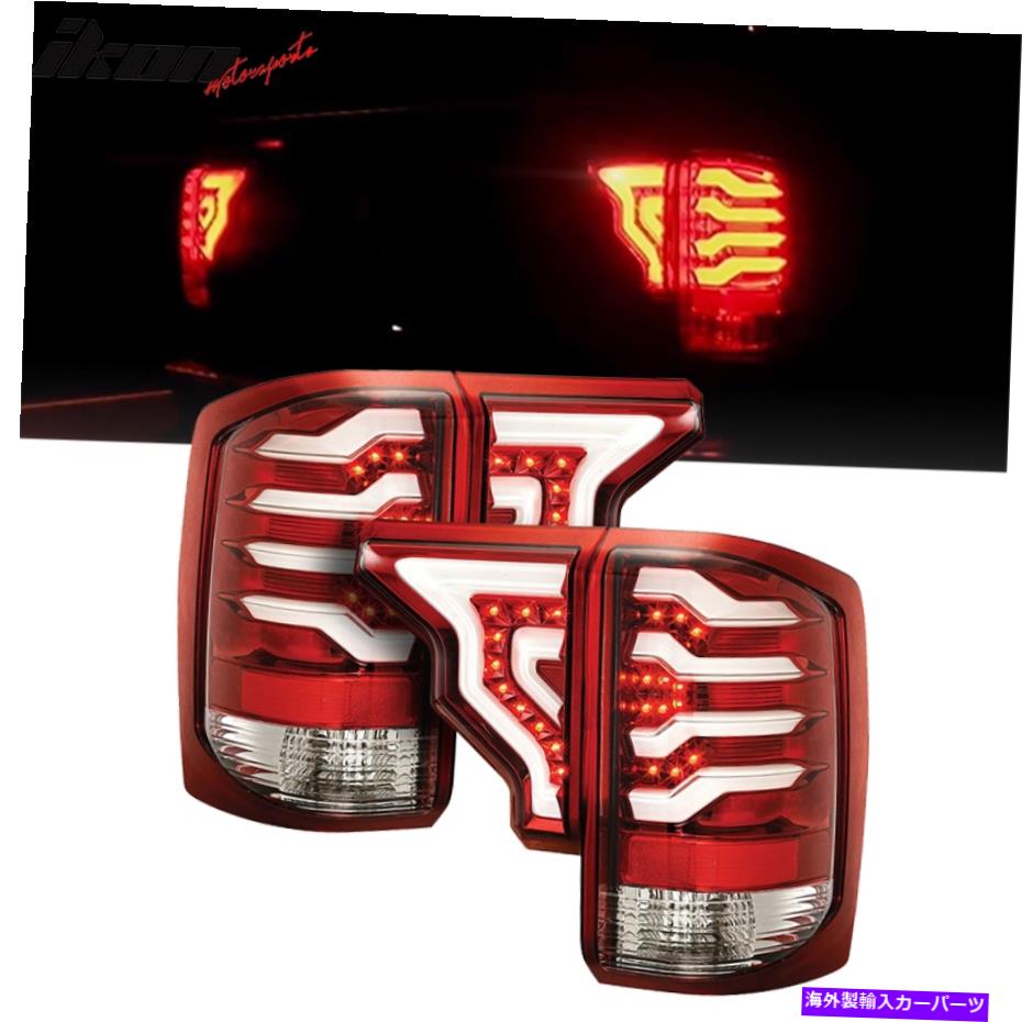 USテールライト フィット14-19 GMC Sierra 1500 2500 HD 3500 HDの交換LEDの赤いテールライトランプ Fits 14-19 GMC Sierra 1500 2500 HD 3500 HD Replacement LED Red Tail Lights Lamps【並行輸入品】|Us Custom Parts Shop USDM