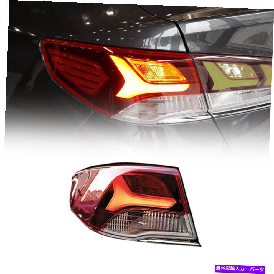 USテールライト 現代のLEDリアテールライトランプLHがHyundai 2018 Sonata New Rise I45 Genuine LED Rear Tail Light Lamp LH Outside for HYUNDAI 2018 Sonata New Rise i45【並行輸入品】
