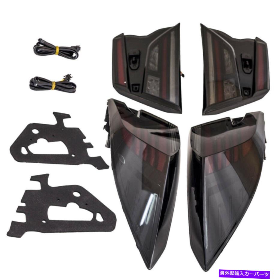 USテールライト ホンダアコード18-20のための2倍燻製LEDリアテールライトブレーキランプアセンブリ 2x Smoked LED Rear Tail Lights Brake Lamps Assembly For Honda Accord 18-20【並行輸入品】