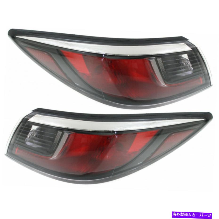 USテールライト トヨタ・ヤリステールライト2016-2018外部RHとLHペア/セットハロゲンから2804127 For Toyota Yaris Tail Light 2016-2018 Outer RH and LH Pair/Set Halogen TO2804127【並行輸入品】