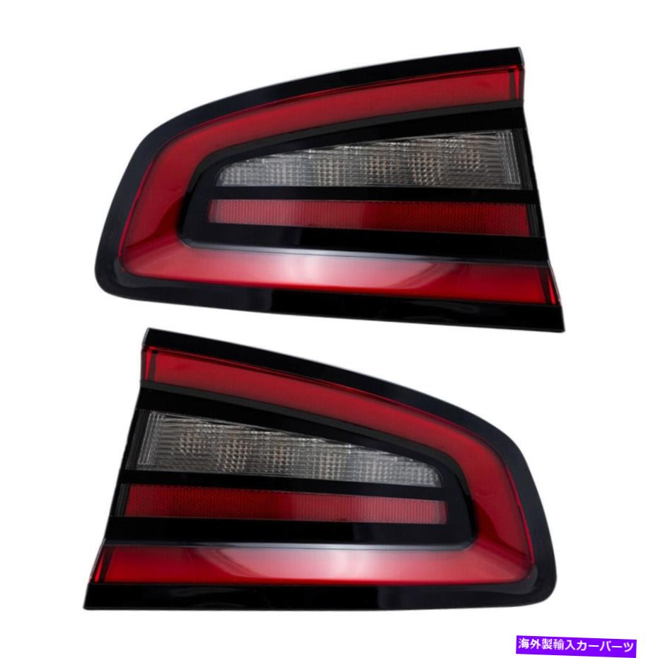 USテールライト ペアセットテールライトクォーターパネルボディマウントランプ15~19ドッジチャージャー Pair Set Tail Lights Quarter Panel Body Mounted Lamps for 15-19 Dodge Charger【並行輸入品】