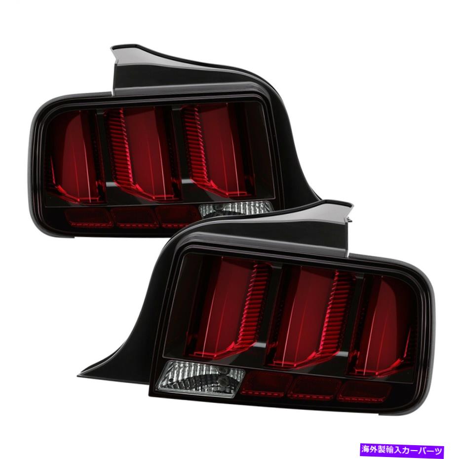 USテールライト Spyder Auto 5086716 LEDテールライトが05-09マスタングにフィットします Spyder Auto 5086716 LED Tail Lights Fits 05-09 Mustang【並行輸入品】
