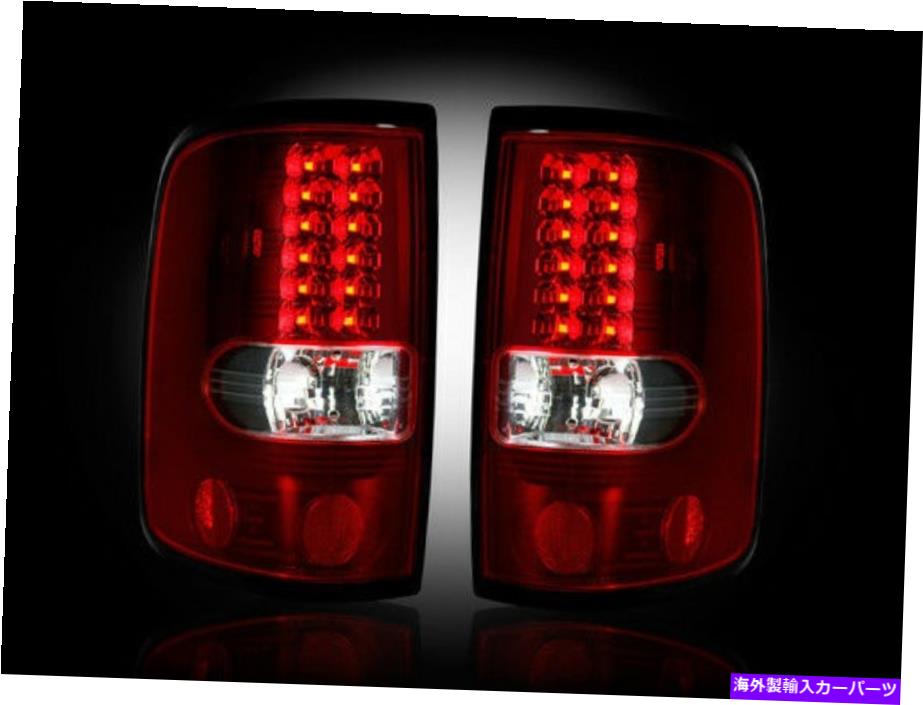 USテールライト RECON 2004-2008フォードF-150リアLED左右テールライトレッドレンズ仕上げ RECON 2004-2008 Ford F-150 Rear LED Left & Right Tail Lights Red Lens Finish【並行輸入品】