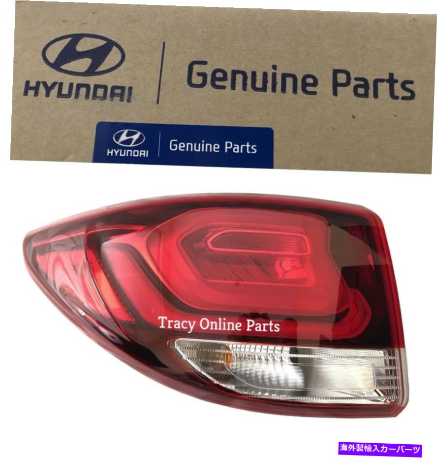 USテールライト Santa Fe Limited 17-18-19 LEDテールライトテールランプドライバサイドアウターボディマウント Santa Fe Limited 17-18-19 LED Tail Light Tail Lamp Driver Side Outer Body Mount【並行輸入品】