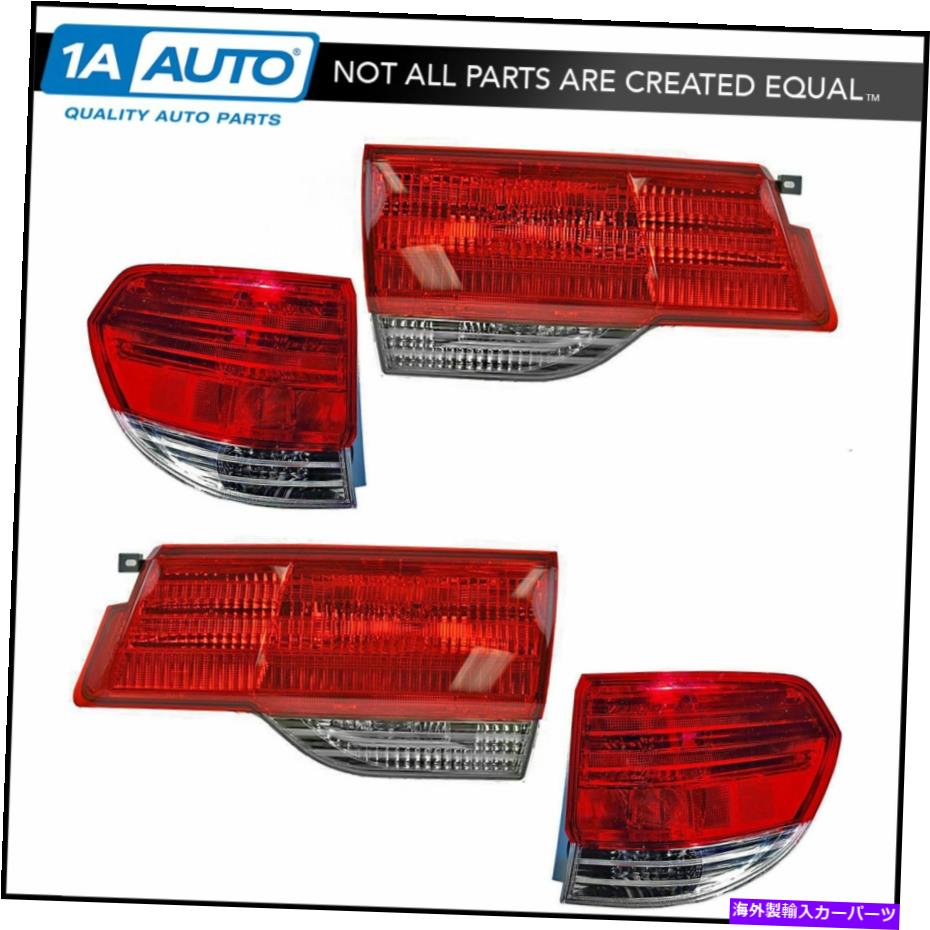 USテールライト テールライトランプインナー外側LH RH RH 4 08-10ホンダオデッセイNEW Tail Light Lamp Inner Outer LH RH Set of 4 for 08-10 Honda Odyssey New【並行輸入品】｜Us Custom Parts Shop USDM