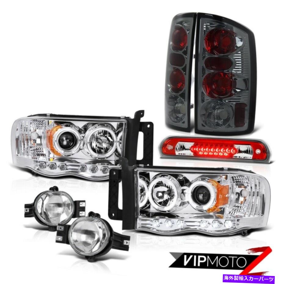 USテールライト 2002-2005 Ram St Haloヘッドライト着色尾ランプクリスタルフォグ3回ブレーキ赤のLED 2002-2005 Ram ST Halo Headlights Tinted Tail Lamps Crystal Fog 3rd Brake Red LED【並行輸入品】｜Us Custom Parts Shop USDM