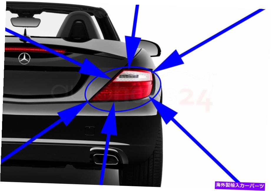 USテールライト メルセデスベンツR172 SLK 250 SLK 350テールライト旅客サイド純正2012-2016 MERCEDES BENZ R172 SLK 250 SLK 350 TAIL LIGHT PASSENGER SIDE GENUINE 2012-2016【並行輸入品】