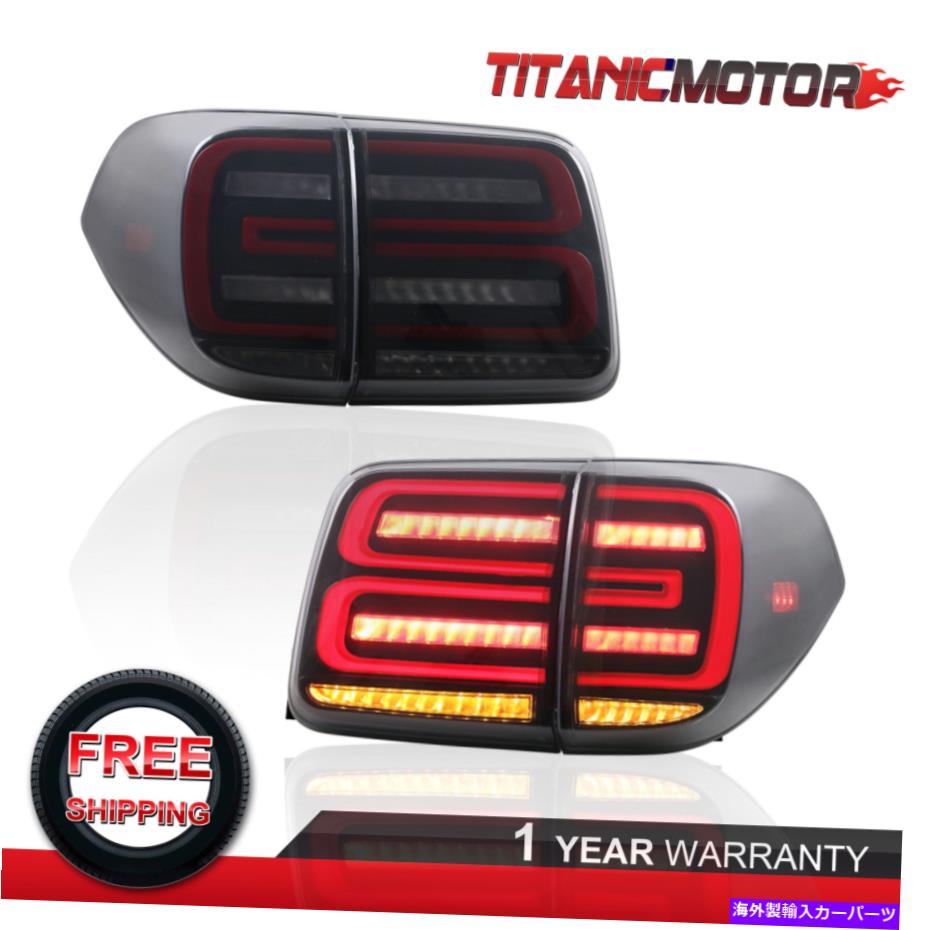 USテールライト 2017年から2020年日産アルマダのためのキットの燻製LED後部ランプテールライトアセンブリ Kit Smoked LED Rear Lamps Tail Lights Assembly For 2017-2020 Nissan Armada【並行輸入品】|Us Custom Parts Shop USDM