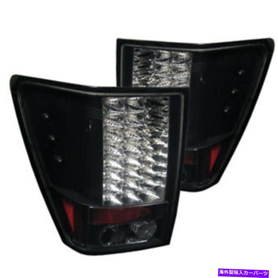USテールライト スパイダー-2005-06ジープグランドチェロキーブラックLEDテールライト5005526 Spyder -2005-06 Jeep Grand Cherokee Black LED Tail Lights 5005526【並行輸入品】