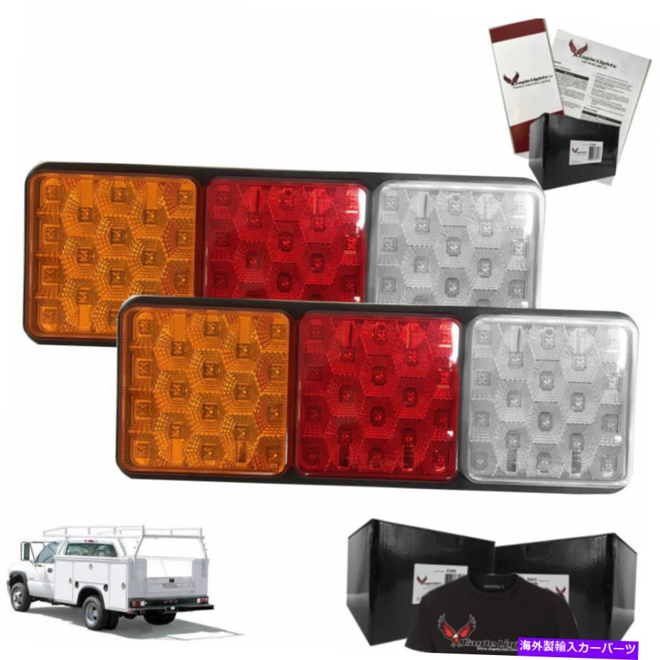 USテールライト イーグルライトシボレーのためのリアテールライトのステークボディルボイトリアライト Eagle Lights Rear Tail Light for Chevy with Stake Body Rubbolite Rear Lights【並行輸入品】|Us Custom Parts Shop USDM