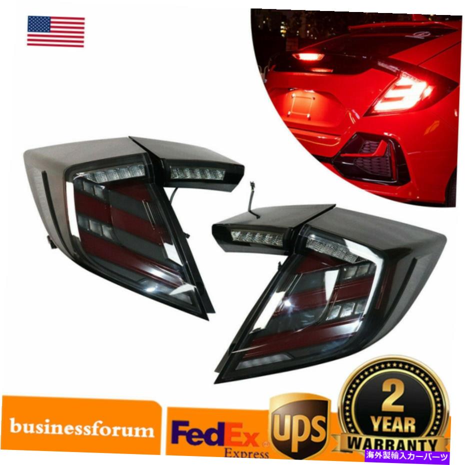 USテールライト 2016-2019ホンダシビックハッチバックタイプR LEDテールライトリアランプアセンブリ For 2016-2019 Honda Civic Hatchback Type R LED Tail Lights Rear Lamp Assembly【並行輸入品】|Us Custom Parts Shop USDM