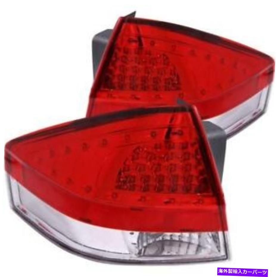 USテールライト 2008-2011フォードフォーカスのためのAnzo LEDのテールライト赤/クリア ANZO LED Taillights Red/Clear For 2008-2011 FORD FOCUS【並行輸入品】