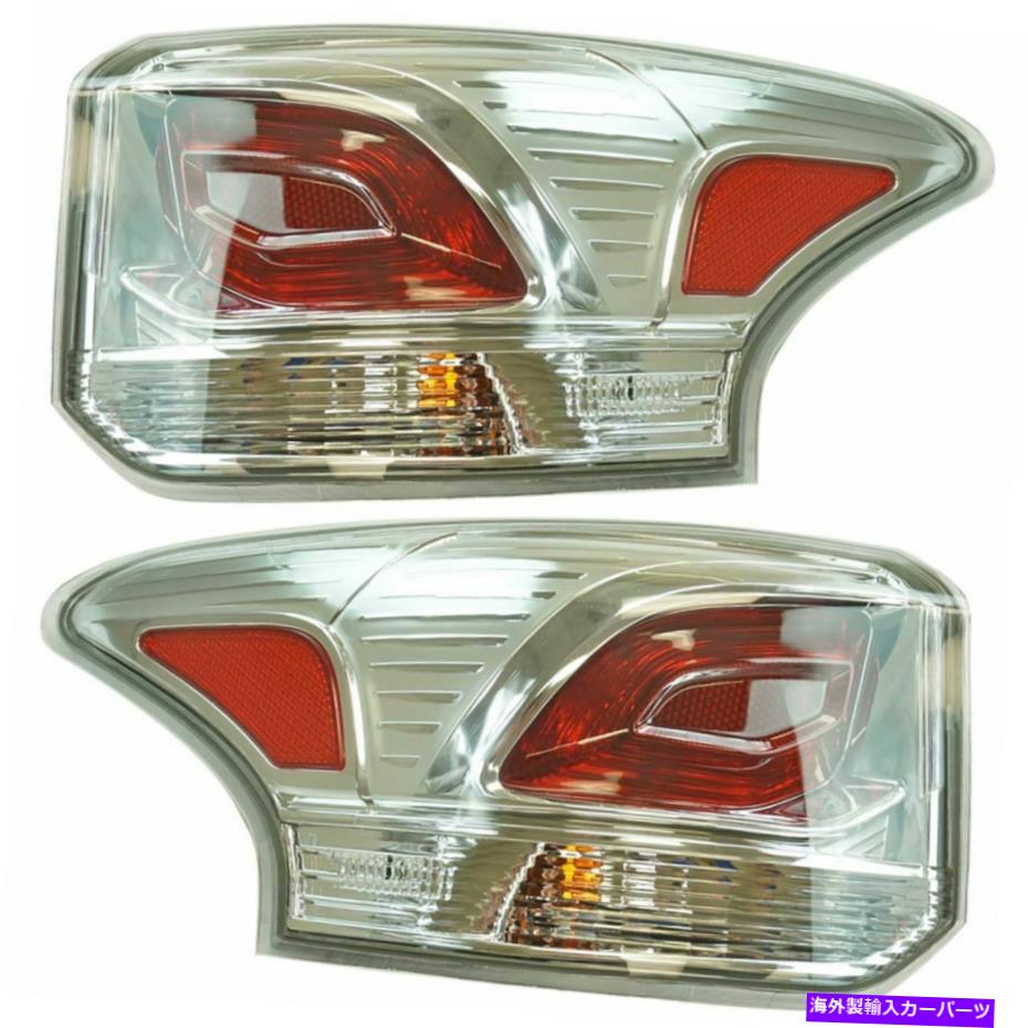 USテールライト アウトランダーのための2つのペアの外側のパネルの取り付けテールライトランプLH RHセット Outer Quarter Panel Mounted Tail Light Lamp LH RH Set of 2 Pair for Outlander【並行輸入品】