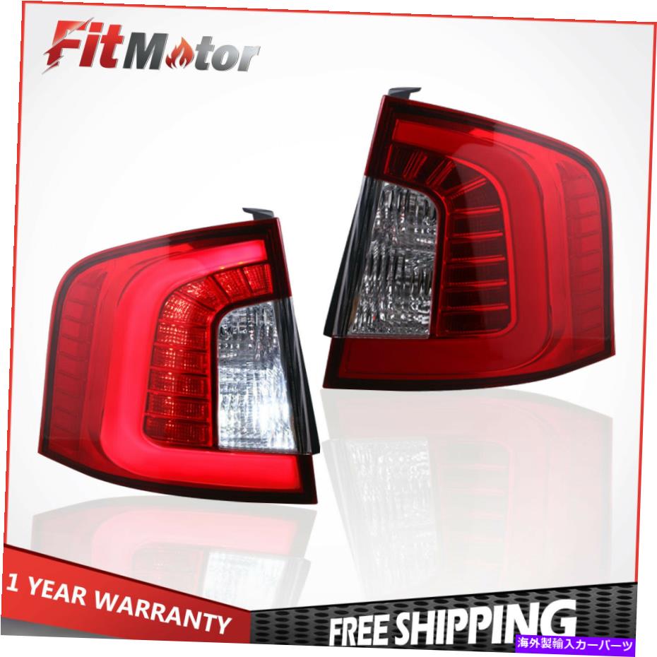 USテールライト ペアLH + RHレッドレンズリアランプLEDテールライトアセンブリ用Ford Edge 2011-2014 Pair LH+RH Red Lens Rear Lamps LED Tail Lights Assembly For Ford Edge 2011-2014【並行輸入品】|Us Custom Parts Shop USDM