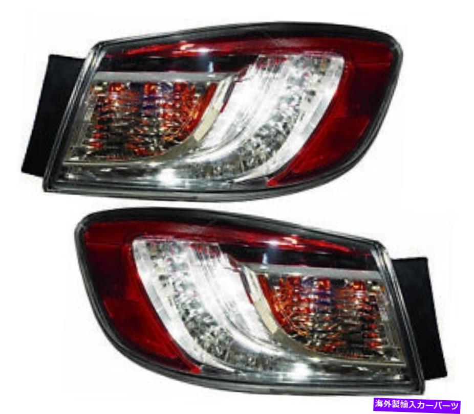 USテールライト 2011年2011年2012年マツダ3セダンテールライトペアセット For 2010 2011 2012 Mazda 3 Sedan Tail lights Pair Set【並行輸入品】