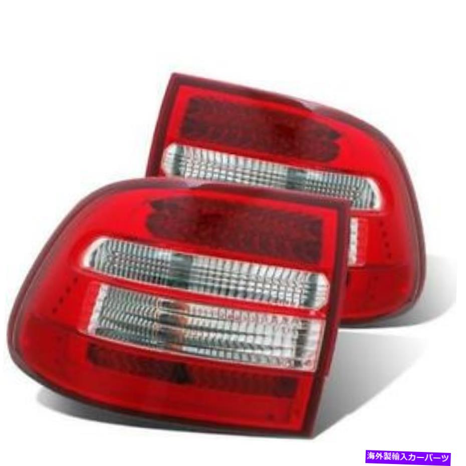 USテールライト CG 2003-2006 Porsche Cayenne LED赤/クリアテールライトセット CG 2003-2006 Porsche Cayenne LED Red/Clear Tail Lights Set【並行輸入品】