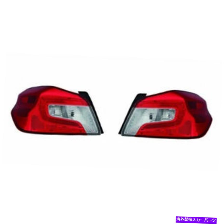 USテールライト Subaru WRX STIテールライトユニット2015-2020ペアRHとLHサイドSU2818106 For Subaru WRX STI Tail Light Unit 2015-2020 Pair RH and LH Side SU2818106【並行輸入品】