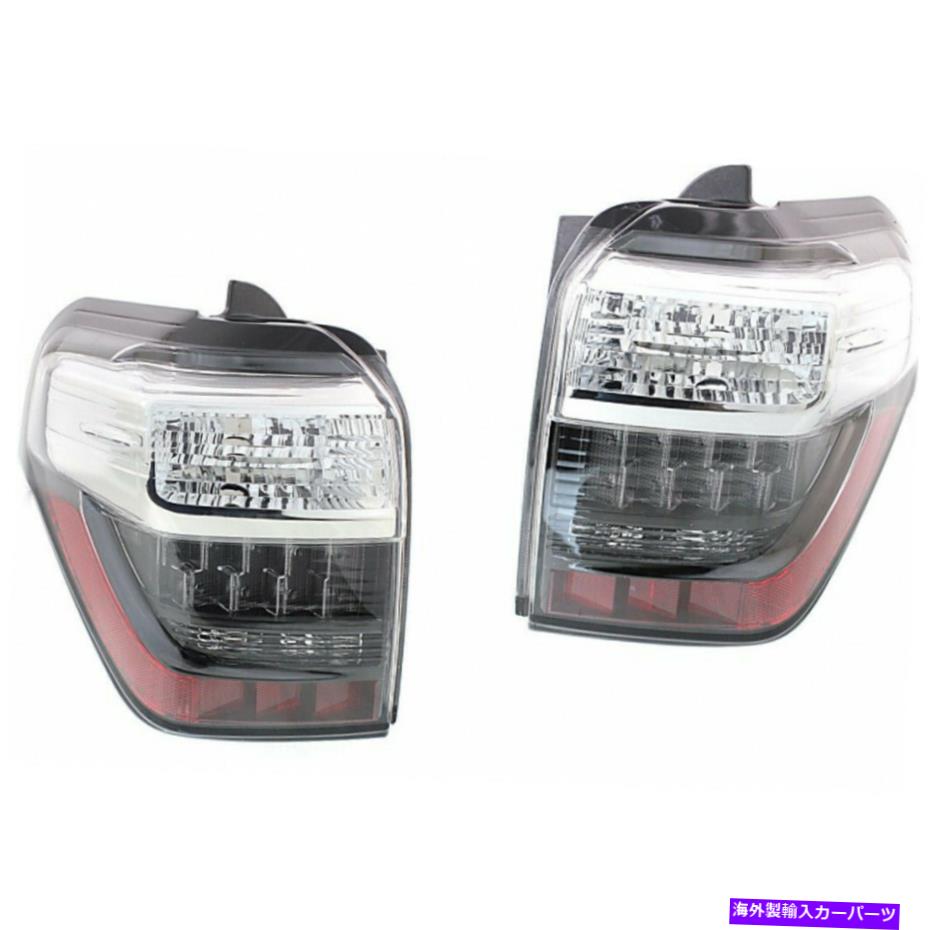 USテールライト フィット2014 - 2019年 - 2019トヨタ4ランナーテールライトペアサイド(ドット) - Fits 2014 - 2019 Toyota 4Runner Tail Light Pair Side (DOT) -【並行輸入品】|Us Custom Parts Shop USDM