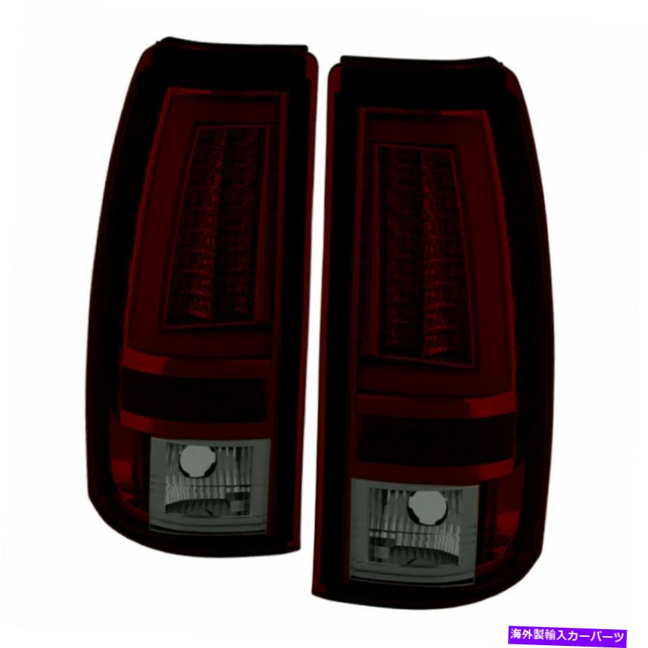 USテールライト Spyder for Chevy Silverado 1500/2500 HD 2003-2006テールライトV2 LED赤煙 Spyder For Chevy Silverado 1500/2500 HD 2003-2006 Tail Lights | V2 LED Red Smoke【並行輸入品】|Us Custom Parts Shop USDM