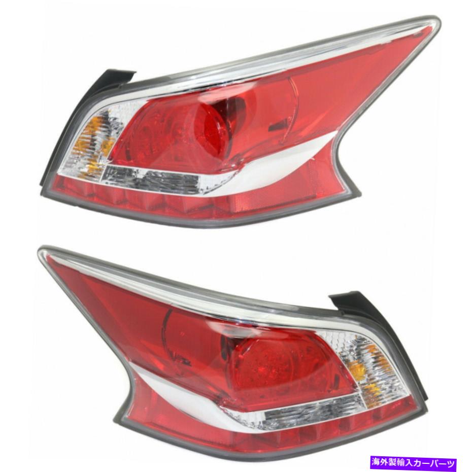 USテールライト 日産アルティマテールライト2014年2015 LHとRHペア/セットLED CAPA NI2800204. For Nissan Altima Tail Light 2014 2015 LH and RH Pair/Set LED CAPA | NI2800204【並行輸入品】