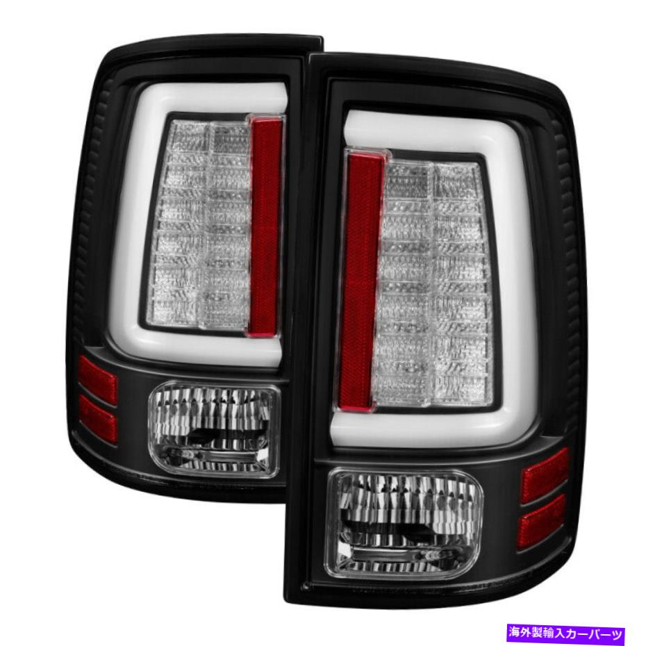 USテールライト Dodge RAM 2013-2014ライトバーLEDテールライト - ブラックALT-YD-DRAM13Vのスパイダー Spyder for Dodge Ram 2013-2014 Light Bar LED Tail Lights - Black ALT-YD-DRAM13V【並行輸入品】