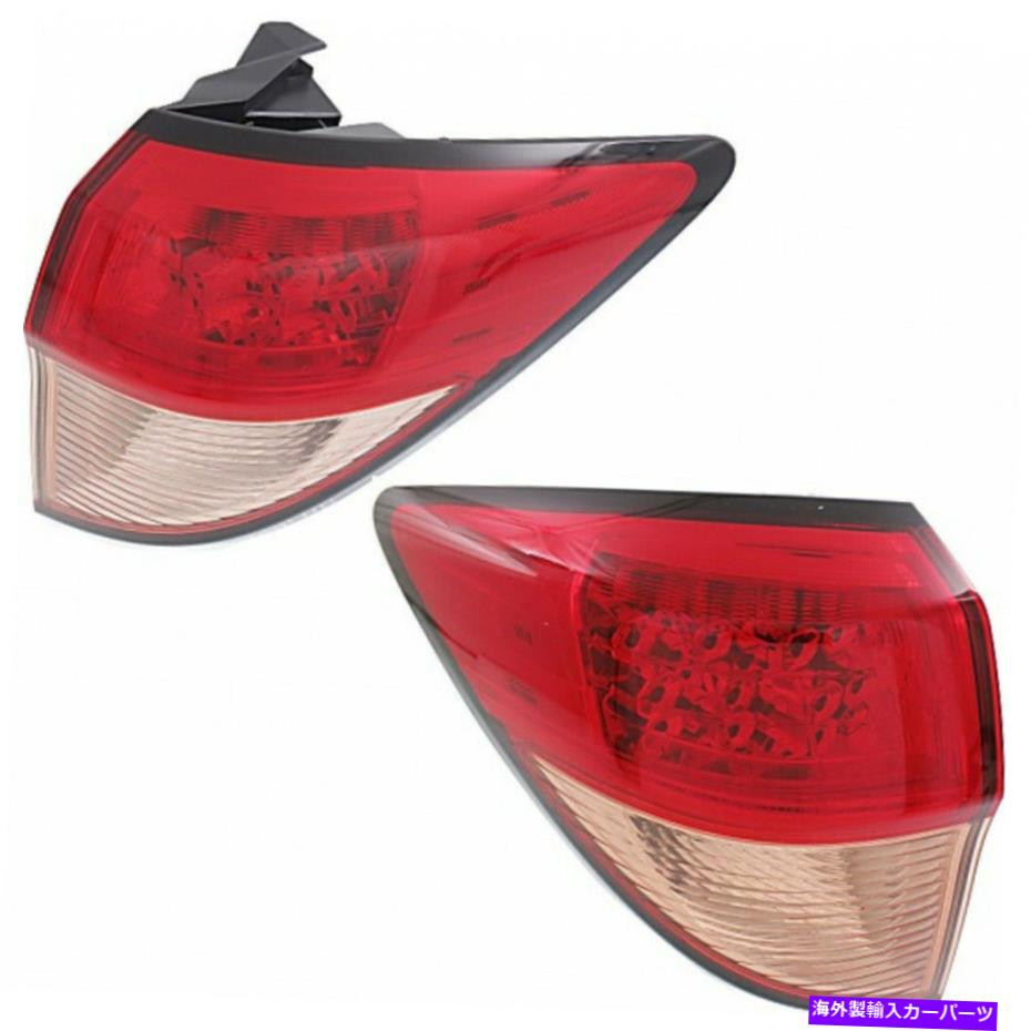 USテールライト フィット2016-2018ホンダHR-Vテールライトドライバ旅客対ドットw /球根 Fits 2016-2018 Honda HR-V Tail Light Driver Passenger Pair DOT w/Bulbs【並行輸入品】