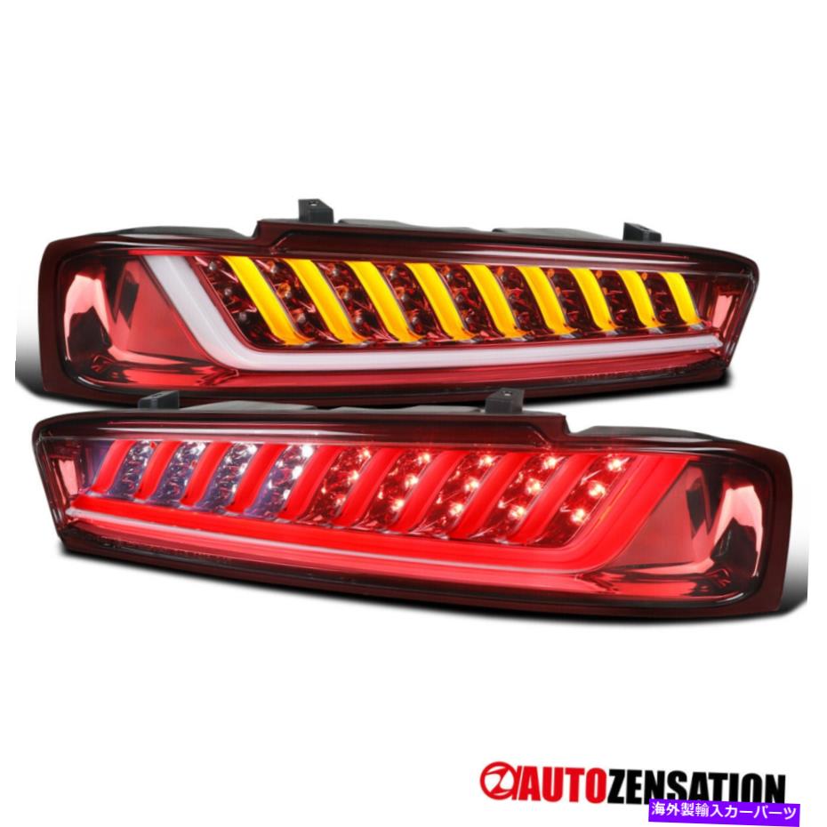 USテールライト 2016-2018 Chevy Camaro Red / Clear LEDシーケンシャルシグナルテールライトL + R 2017 For 2016-2018 Chevy Camaro Red/Clear LED Sequential Signal Tail Lights L+R 2017【並行輸入品】｜Us Custom Parts Shop USDM