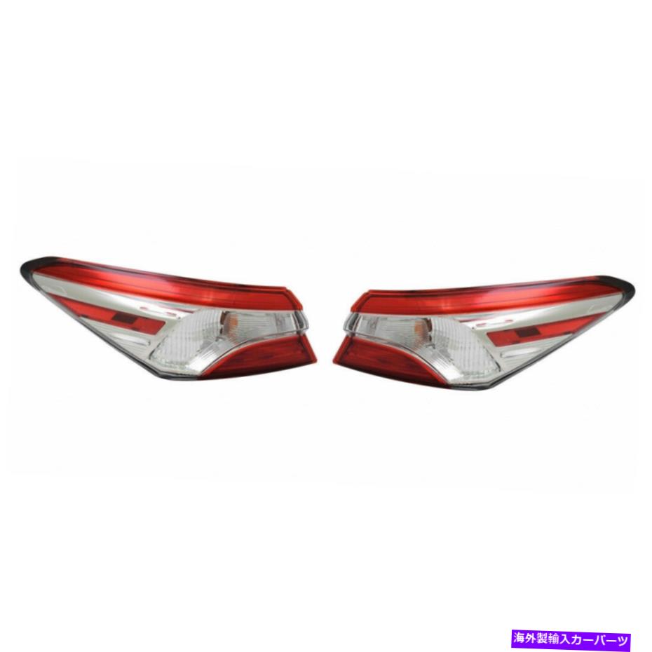 USテールライト トヨタカムリテールライト2018 19 2020ペアRHとLHサイドLED CAPA TO2804134 For Toyota Camry Tail Light 2018 19 2020 Pair RH and LH Side LED CAPA TO2804134【並行輸入品】