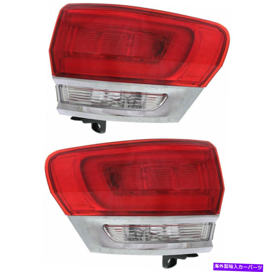 USテールライト ジープグランドチェロキーテールライトアウター2014-2017ペアRHとLHサイドドット Fits Jeep Grand Cherokee Tail Light Outer 2014-2017 Pair RH and LH Side DOT【並行輸入品】｜Us Custom Parts Shop USDM