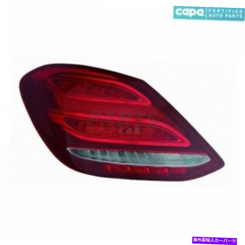 USテールライト 新しいテールライトアセンブリ左フィット2015-2018メルセデスベンツC300 2059062002カーパ NEW TAIL LIGHT ASSEMBLY LEFT FITS 2015-2018 MERCEDES-BENZ C300 2059062002 CAPA【並行輸入品】