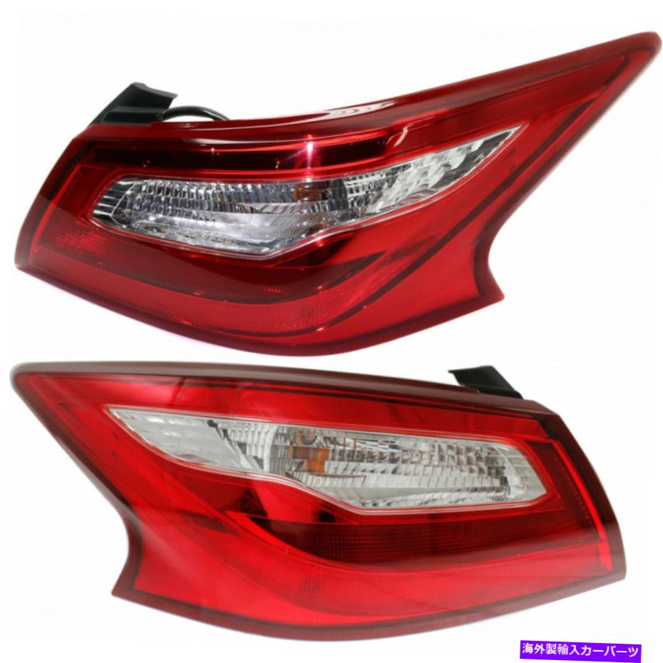 USテールライト 日産アルティマ外側テールライト2016 2017 LHおよびRHペア/セットカーパNI2804106 For Nissan Altima Outer Tail Light 2016 2017 LH and RH Pair/Set CAPA | NI2804106【並行輸入品】|Us Custom Parts Shop USDM