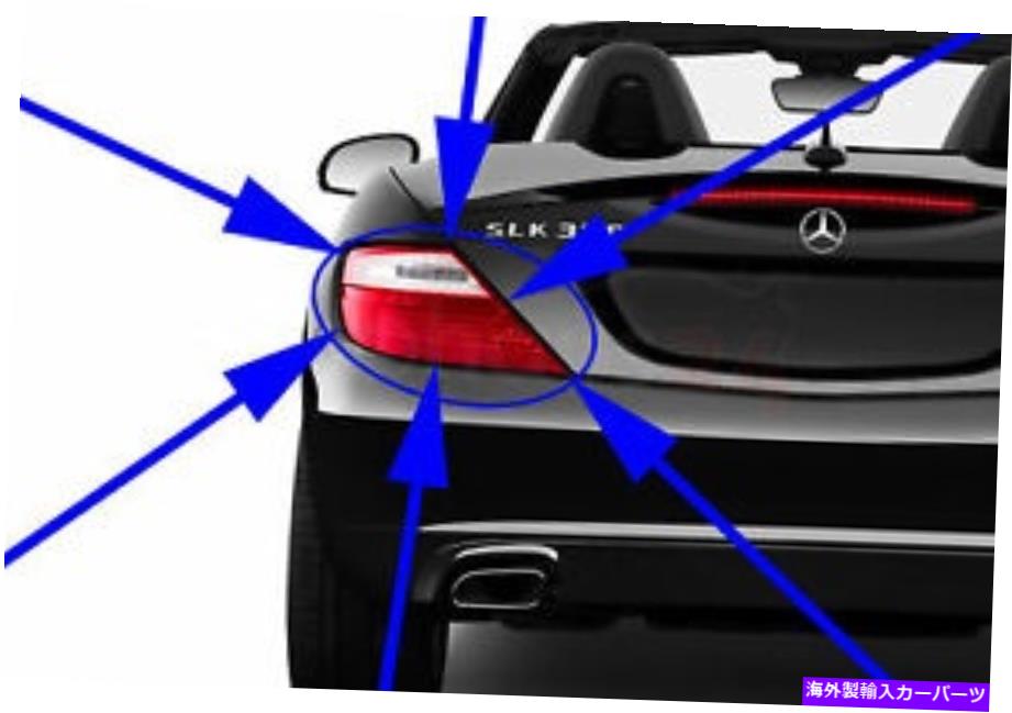 USテールライト メルセデスベンツR172 SLK 250 SLK 350テールライト左ドライバーOEM純正2012-2016 MERCEDES BENZ R172 SLK 250 SLK 350 TAIL LIGHT LEFT DRIVER OEM GENUINE 2012-2016【並行輸入品】