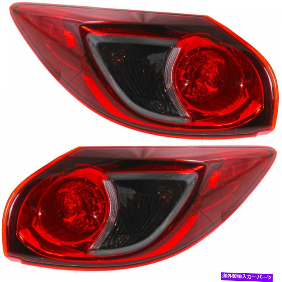 USテールライト マツダCX-5テールライト2013 14 15 2016 LH、RHペアハロゲンCAPA MA2804111 For Mazda CX-5 Tail Light 2013 14 15 2016 LH and RH Pair Halogen CAPA MA2804111【並行輸入品】