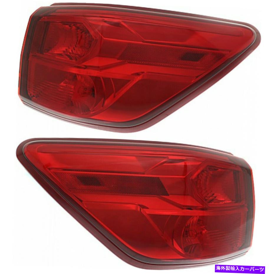 USテールライト 2017年2018年日産パスファインダー外側テールライトペアNI2804109 For 2017 2018 Nissan Pathfinder Outer Tail Light Pair NI2804109【並行輸入品】