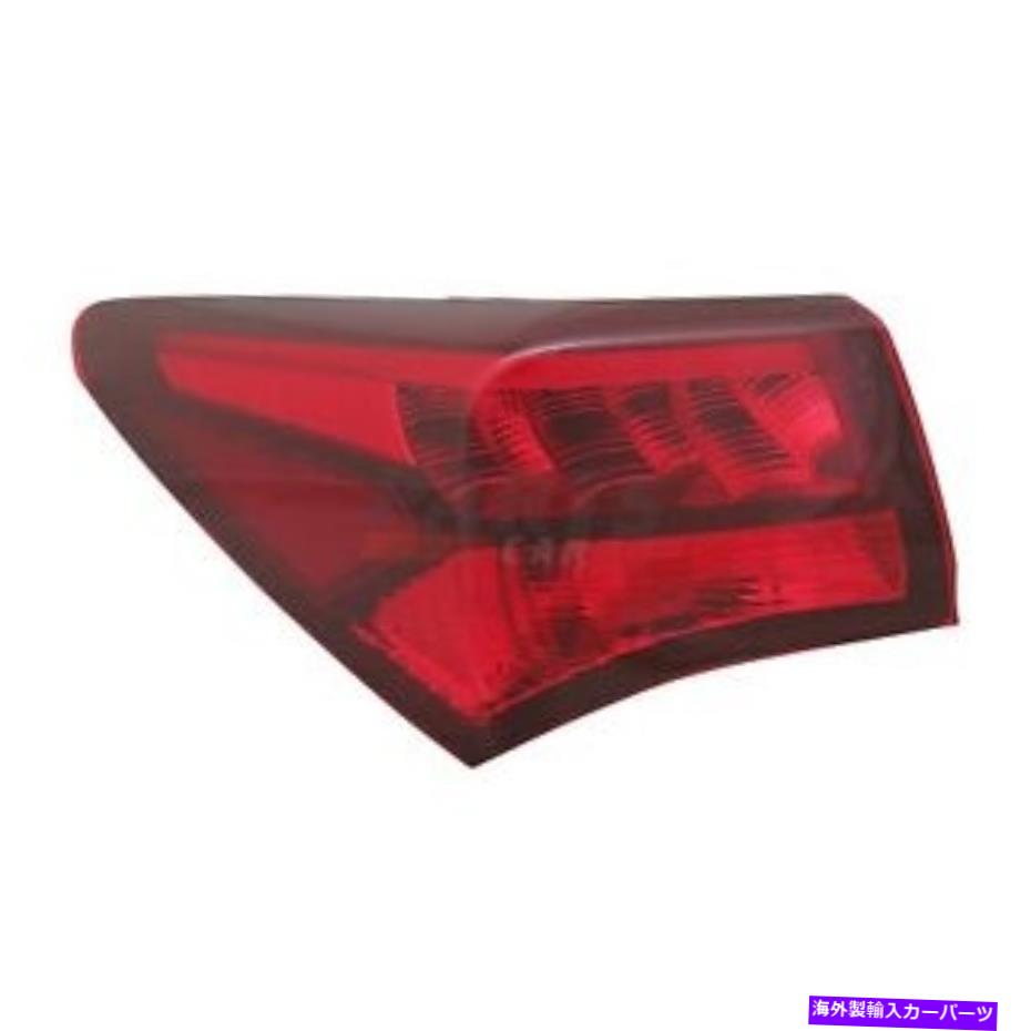USテールライト 新しいテールライトアセンブリ外側のサイドフィット2015-2017 Acura TLX 191275089989 NEW TAIL LIGHT ASSEMBLY OUTER LEFT SIDE FITS 2015-2017 ACURA TLX 191275089989【並行輸入品】