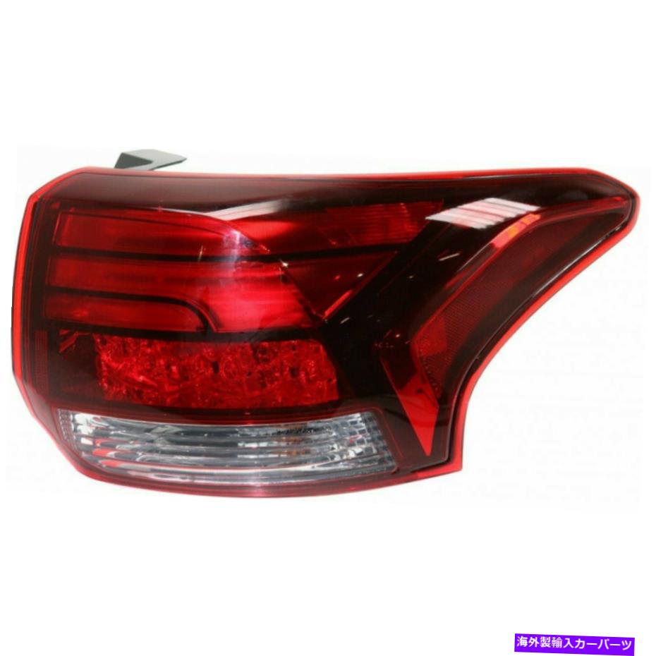 USテールライト 三菱アウトランダーテールライト2016 17 18旅客サイド外側ハロゲン For Mitsubishi Outlander Tail Light 2016 17 18 Passenger Side Outer Halogen【並行輸入品】