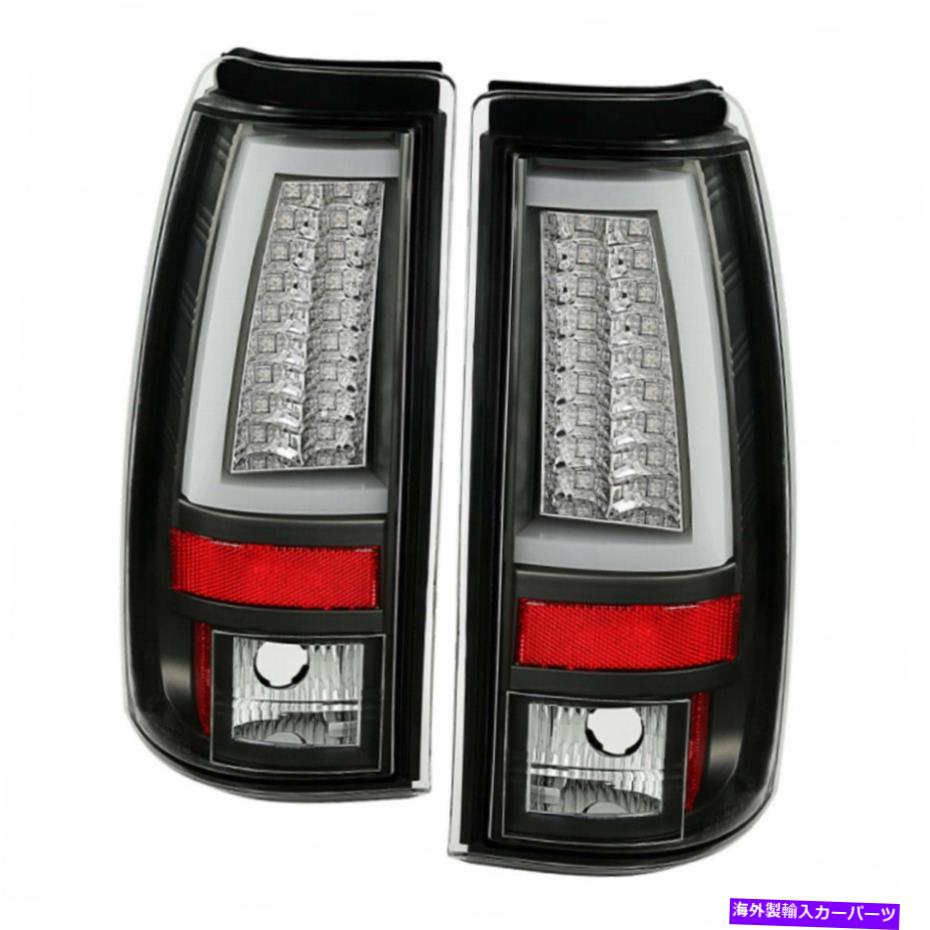 USテールライト GMC Sierra 1500/2500/3500のスパイダー1999-2006テールライト|バージョン2 LEDブラック Spyder For GMC Sierra 1500/2500/3500 1999-2006 Tail Lights | Version 2 LED Black【並行輸入品】|Us Custom Parts Shop USDM