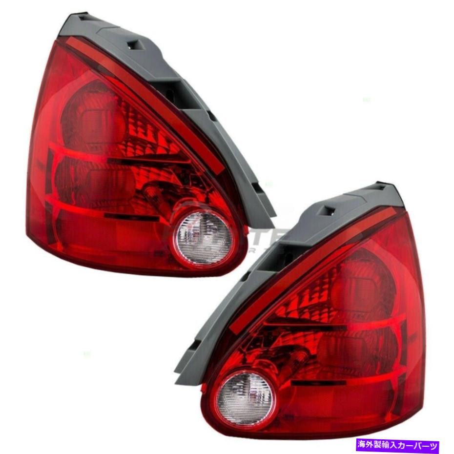 USテールライト 2つのLHザテールライトレンズとハウジングの新しいセットは日産最大値04-08 NEW SET OF TWO LH RH TAIL LIGHT LENS AND HOUSING FITS NISSAN MAXIMA 04-08【並行輸入品】|Us Custom Parts Shop USDM